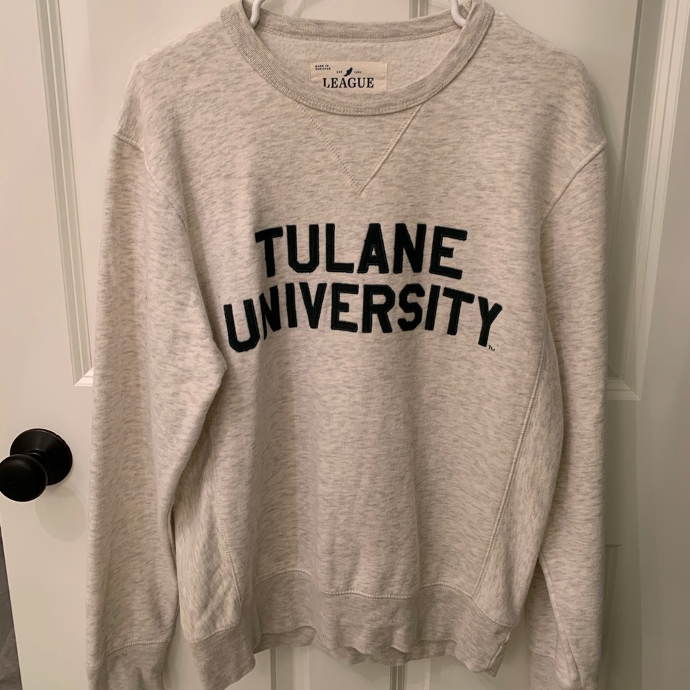 Tulane University Embroidered Crewneck